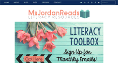 Desktop Screenshot of msjordanreads.com